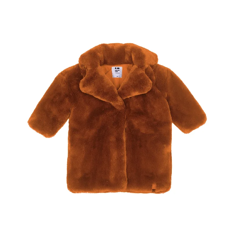 Men's Coats with Breathable FabricKids Faux Fur Coat